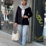 مانتو کتی شانتون مشکی