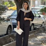 کت و شلوار زنانه شانتون رنگ مشکی