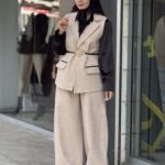 شلوار فوتر کرم