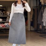 دامن فوتر دخترانه طوسی