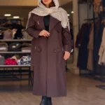 بارونی زنانه سانتانا قهوه ایی سوخته کد190667