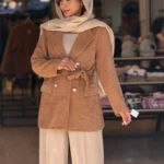 کت لمزور قهوه ایی