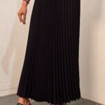 دامن شانتون اکلیلی مشکی