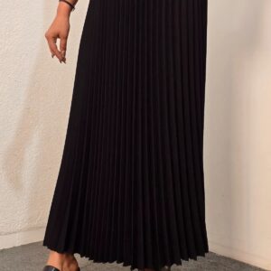 دامن شانتون اکلیلی مشکی