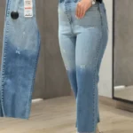 شلوار دمپا کات ابی