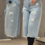 شلوارک جین ابی