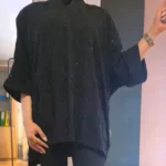 شومیز جلو بسته مشکی