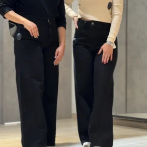 شلوار شافل کتان