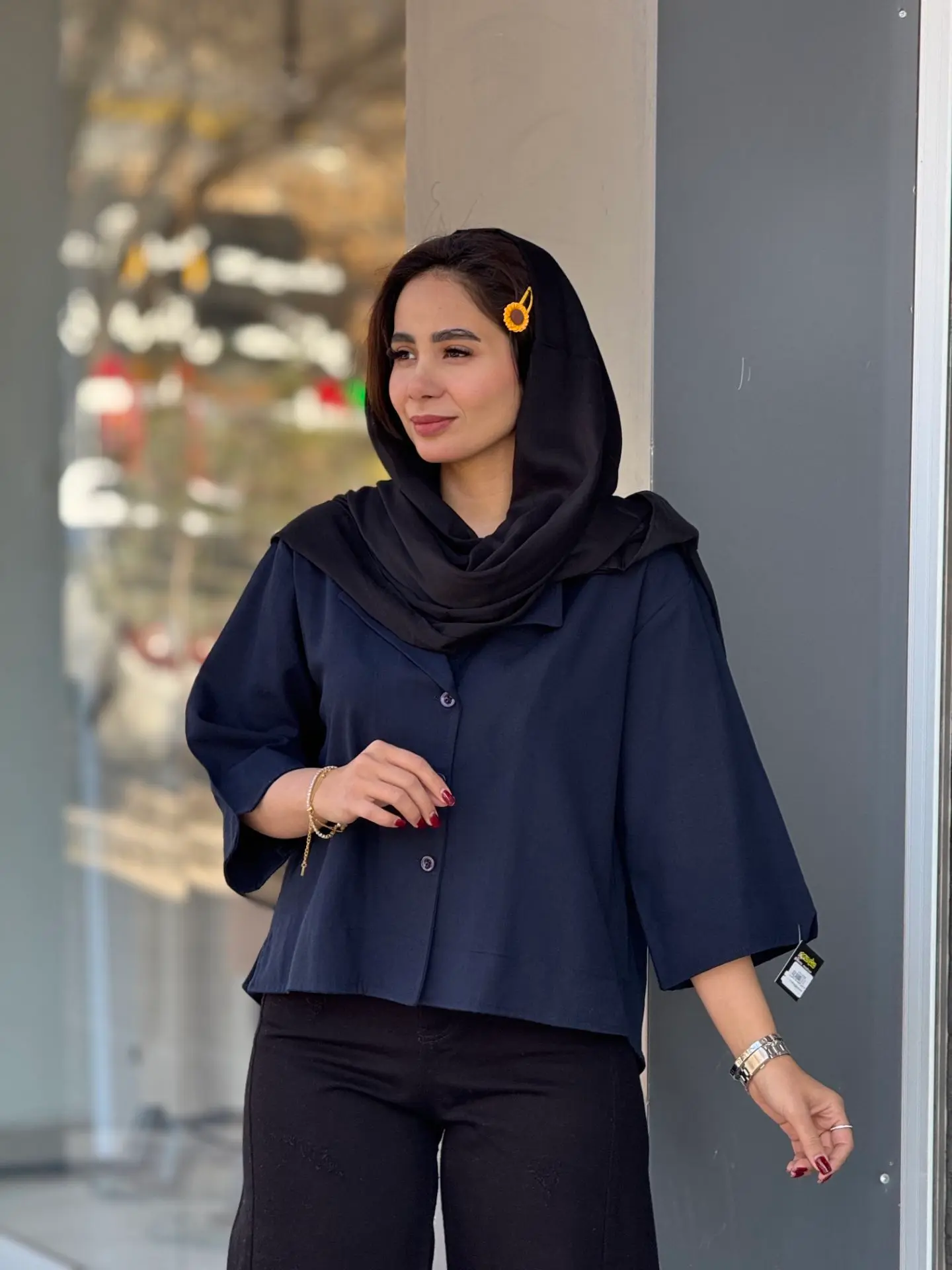 شومیز لنین سه دکمه کد:190678